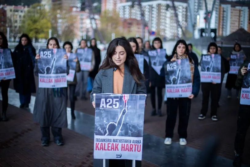 Gaur, indarkeria matxistaren aurka kaleak hartzera deitu du Itaiak